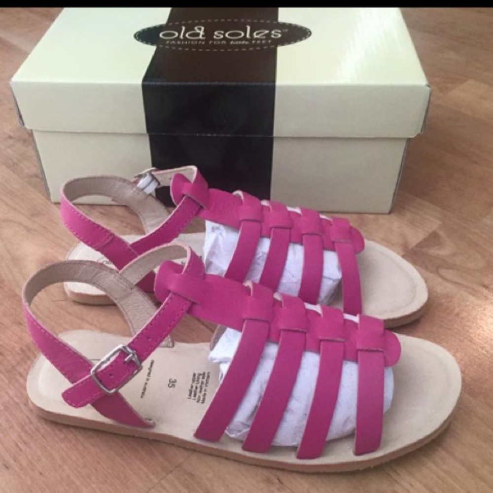 Old Soles Sandals Size 35 5 Girls New in Box